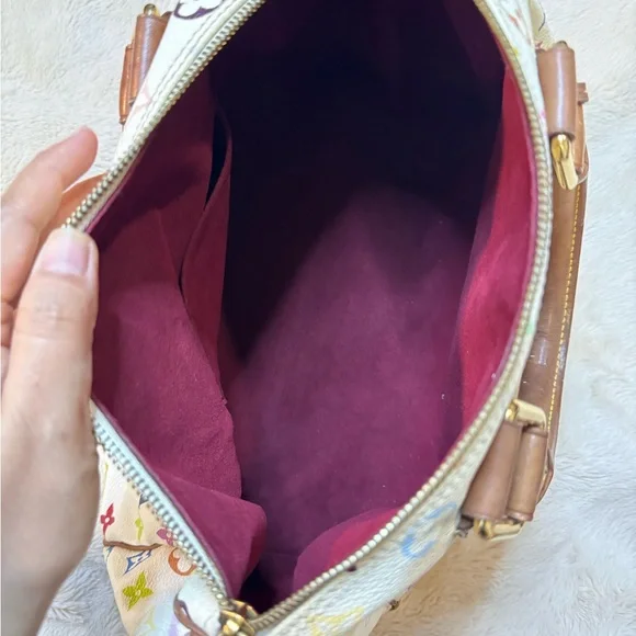 LOUIS VUITTON Murakami Monogram Multicolor Speedy 30 Boston Handbag - Picture 6 of 10